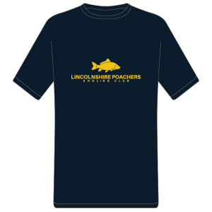 Lincolnshire Poachers Angling Club Pro T-Shirt Navy