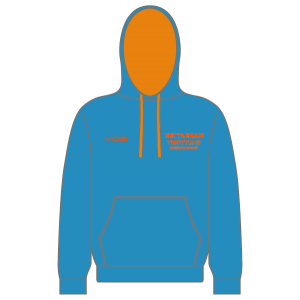 Nettleham Trotters RG Contrast Hoodie Sapphire/Orange