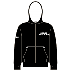 Carlisle Junior Tri Premium Hoodie (Black)