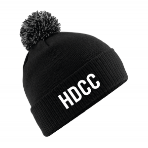 Harworth and District CC Bobble Hat (Black)