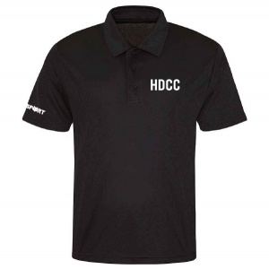 Harworth and District CC Smooth Cool Polo (Black)