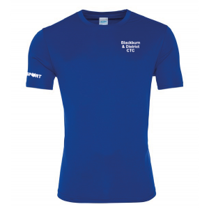Blackburn and District CTC Smooth Cool T-Shirt (Royal)
