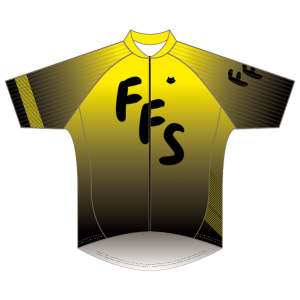 OB & EBR T2 Road Jersey Yellow - Short Sleeved