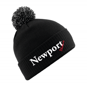 Newport Phoenix CC Bobble Hat (Black)