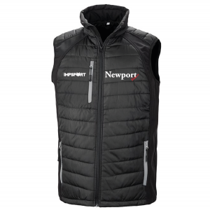 Newport Phoenix CC Hybrid Padded Bodywarmer (Black)