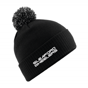 Sleaford Wheelers Bobble Hat (Black)