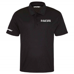 Sleaford Wheelers Smooth Cool Polo (Black)