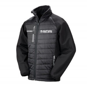 Sleaford Wheelers Hybrid Padded Jacket (Black)