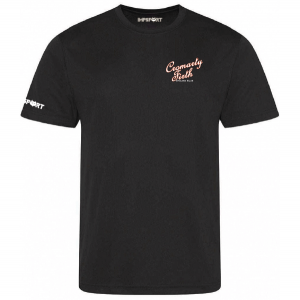 Cromarty Firth CC Smooth Cool T-Shirt (Black)