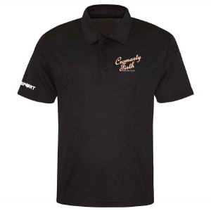 Cromarty Firth CC Smooth Cool Polo (Black)