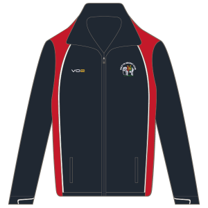 Bolton Hockey Club Junior Showerproof Jacket - Navy/Red