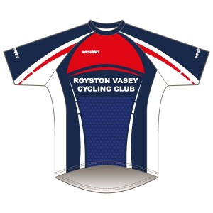 Royston Vasey CC Blue Design Short Sleeved Downhill Jersey