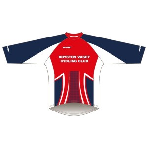 Royston Vasey CC Red Design Long Sleeved Downhill Jersey