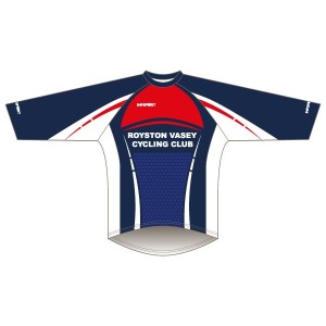 Royston Vasey CC Blue Design Long Sleeved Downhill Jersey