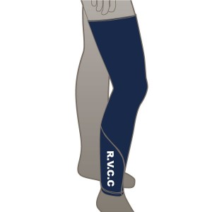 Royston Vasey CC Blue Design Leg Warmers 