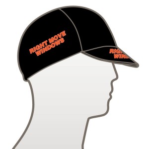 Team Right Move Windows Orange Design Multi Panel Cycle Cap