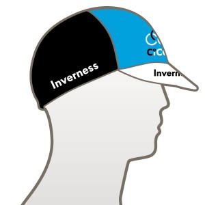 City of Inverness CC Black Kit Multi Panel Cycle Cap