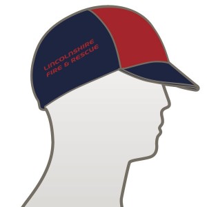 Lincs Fire and Rescue Tri Club Multi Panel Cycle Cap