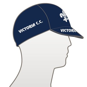 Victoria CC - Navy Design Multi Panel Cycle Cap