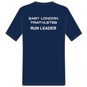 East London Triathletes 'Run Leader' Cool T (NF Navy)