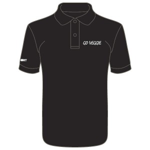 Go Veggie Cool Polo (Black)