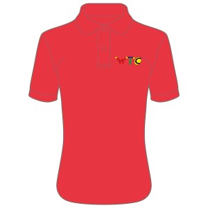 Washingborough Tennis Club Lady Fit Polo Shirt - Red or White