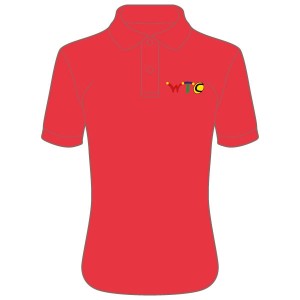 Washingborough Tennis Club Lady Fit Polo Shirt - Red or White