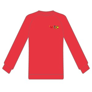 Washingborough Tennis Club Adult Sweatshirt - Red