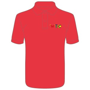 Washingborough Tennis Club Childrens Polo Shirt - Red or White