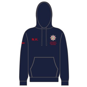 Lincs Fire and Rescue Swimming Hoodie