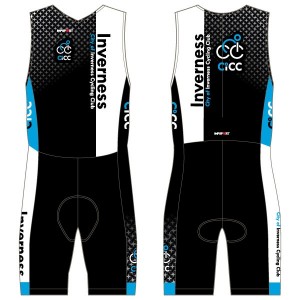 City of Inverness CC Black Kit Tri Suit Ladies - no pockets