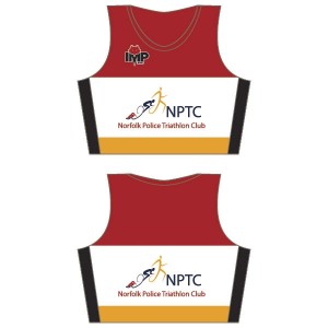 Norfolk Police Triathlon Club Ladies Crop Top - no Pocket