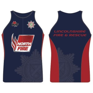 Lincs Fire and Rescue Tri Club Ladies Tri Top - no Pocket