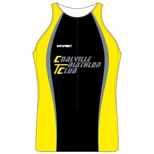 Coalville Triathlon Club Men's Tri Top with Mesh Pockets