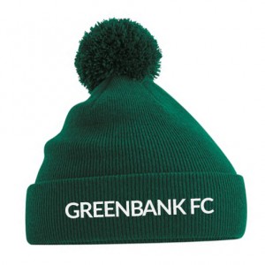 Greenbank FC B/Green Bobble Hat - Adult
