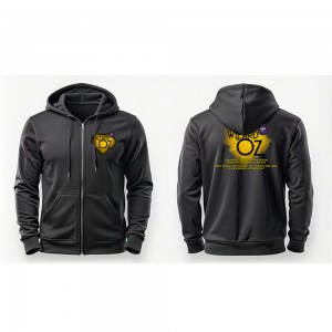 MJH Wizard of Oz Black Zipped Hoodie Black - Junior