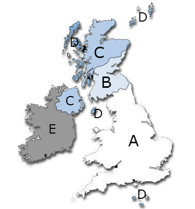 Delivery Zones Map